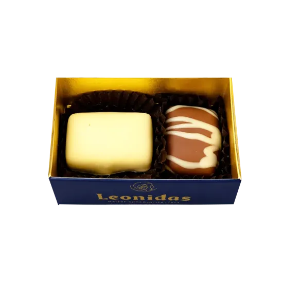 Leonidas 2-er Ballotin Butterfly Blau