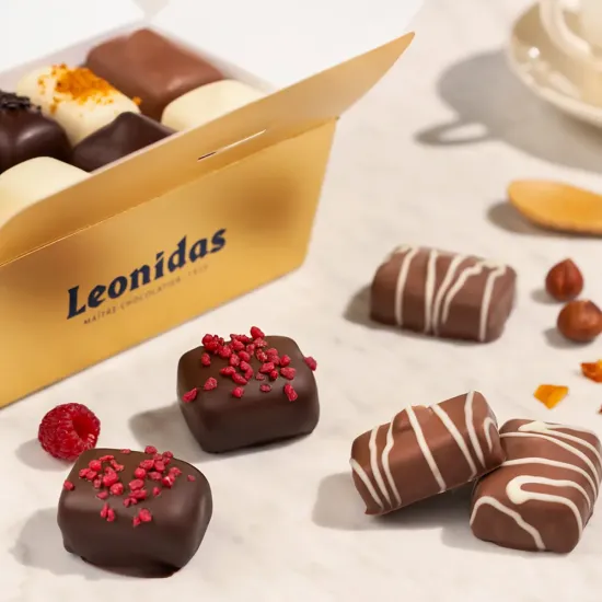 Leonidas Ballotin Manon 110 Years 750g.