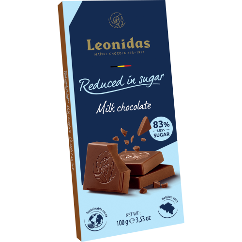 Leonidas Tafelschokolade Low Sugar Milk Leonidas Tafelschokolade Low Sugar Milk