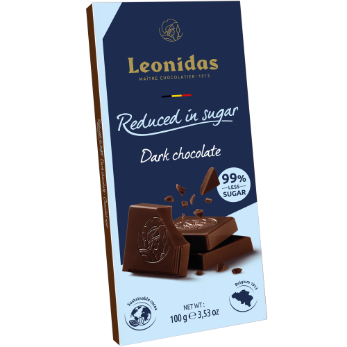 Leonidas Tafelschokolade Low Sugar Dark  Leonidas Tafelschokolade Low Sugar Dark