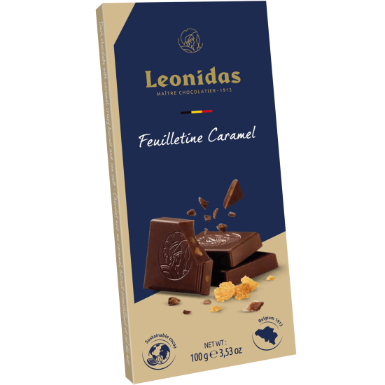 Leonidas Tafelschokolade Dark Caramel