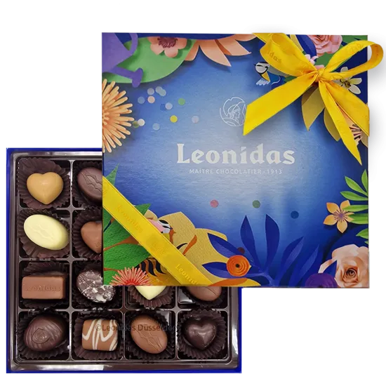 Leonidas Frühling Blau Geschenkbox