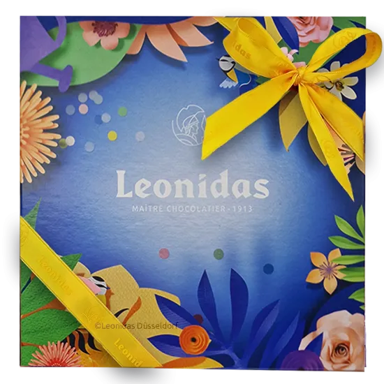 Leonidas Frühling Blau Geschenkbox