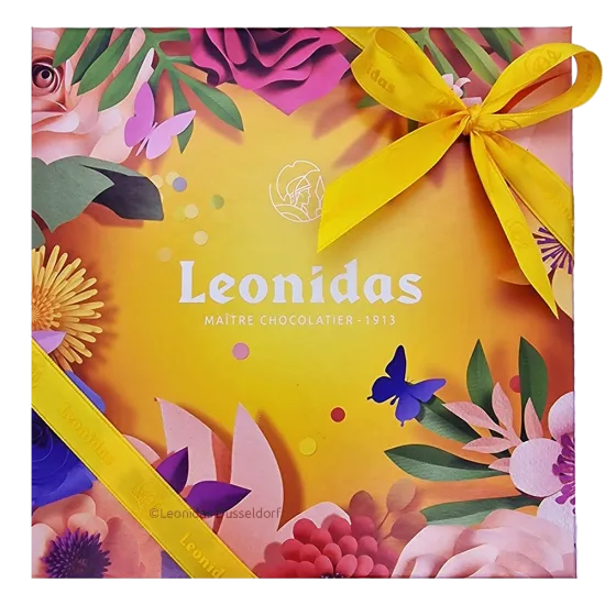 Leonidas Frühling Gelb Geschenkbox