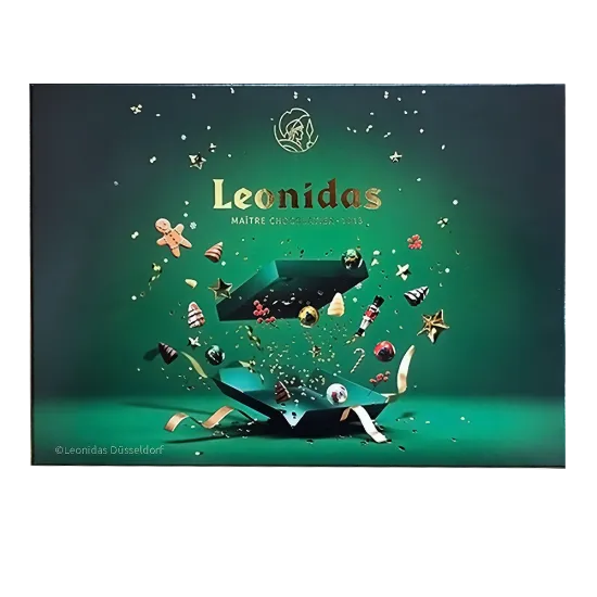 Leonidas Weihnachtsbox Grün L Leonidas Weihnachtsbox Grün L