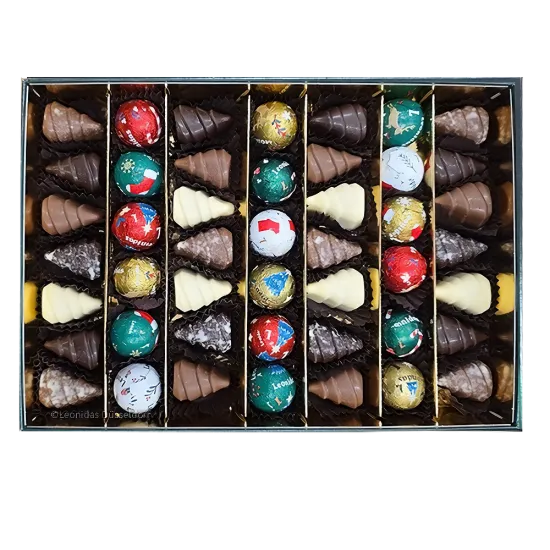 Leonidas Weihnachtsbox Grün L Leonidas Weihnachtsbox Grün L