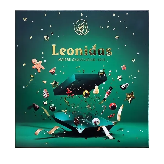 Leonidas Weihnachtsbox Grün M Leonidas Weihnachtsbox Grün M