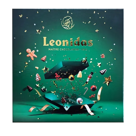 Leonidas Weihnachtsbox Grün M Leonidas Weihnachtsbox Grün M