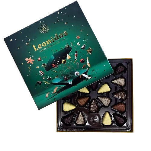 Leonidas Weihnachtsbox Grün M