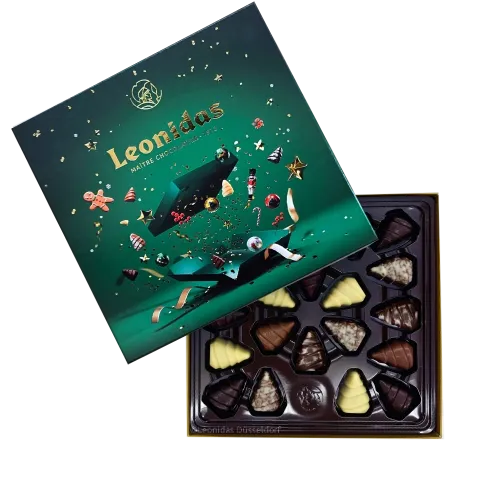 Leonidas Weihnachtsbox Grün M Leonidas Weihnachtsbox Grün M