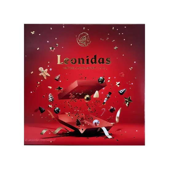 Leonidas Weihnachtsbox Rot L Leonidas Weihnachtsbox Rot L