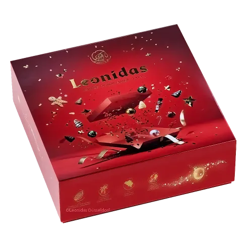 Leonidas Christmas Box Red L Leonidas Christmas Box Red L