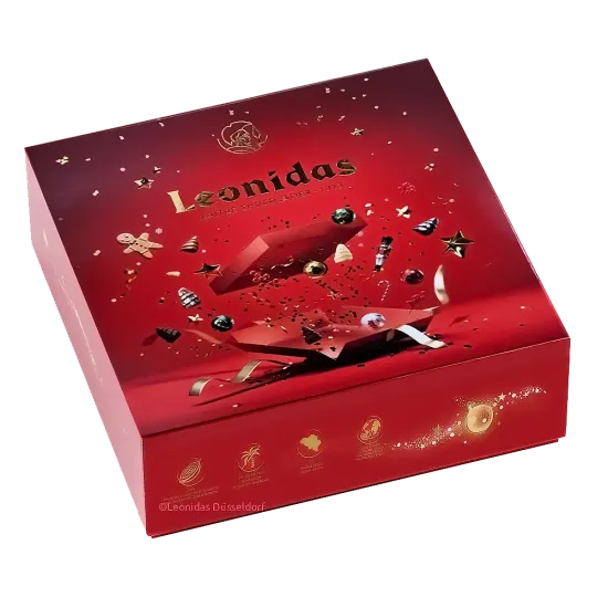 Leonidas Weihnachtsbox Rot L Leonidas Weihnachtsbox Rot L