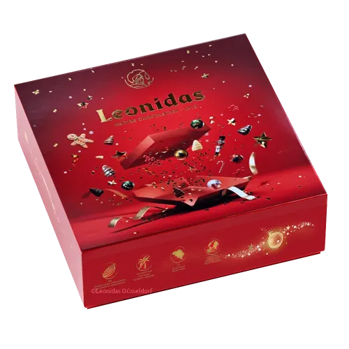 Leonidas Weihnachtsbox Rot L Leonidas Weihnachtsbox Rot L