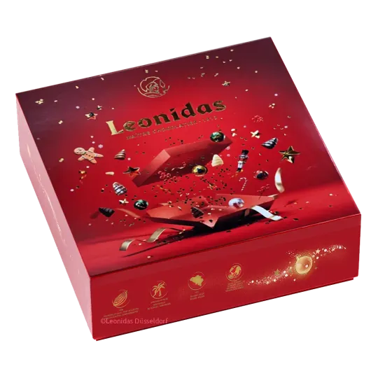 Leonidas Weihnachtsbox Rot L