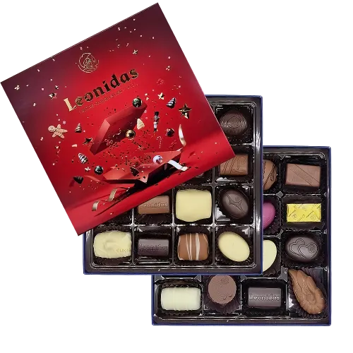 Leonidas Christmas Box Red L