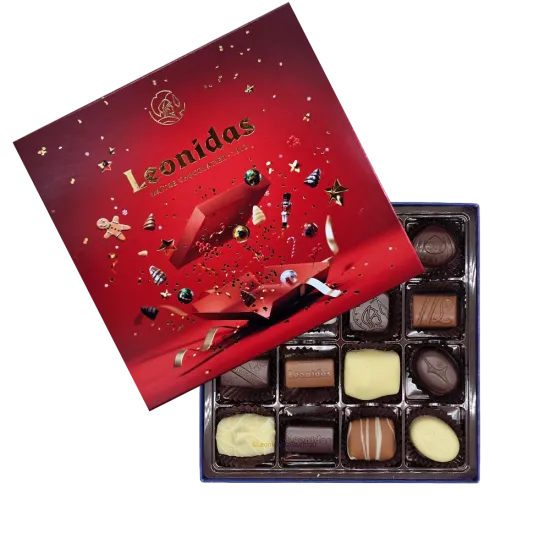 Leonidas Christmas Box Red M Leonidas Christmas Box Red M