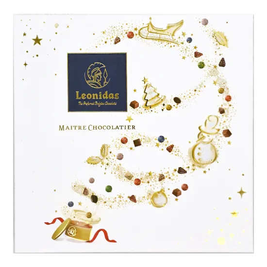 Leonidas Christmasbox White M