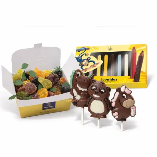 Kinder Geschenkset – Lollipops, Schokolade & Jelly Fruits